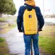 Sac à dos jaune étanche utile pour le sport
