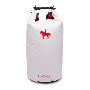 Sac Artistic blanc, décoré avec cavalier rouge - Louis Vèvre