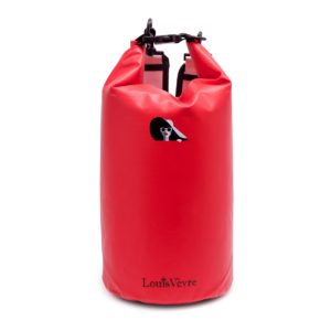 Sac Artistic rouge, décoration capeline - Louis Vèvre