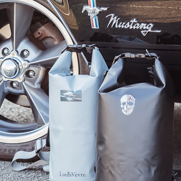 Sac étanche Cabourg City Artistic - motif skull et Mustang