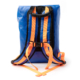 Sac à dos imperméable bleu et orange - Manarola par Louis vèvre