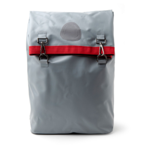 Sac Manarola gris et rouge, 100% imperméable