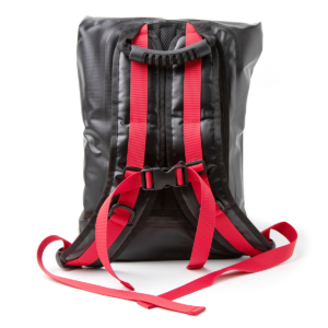 Sac Manarola noir et rouge, sangles